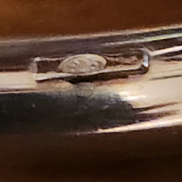 Sterling Silver Hinged Bangle - Picture 3 of 4